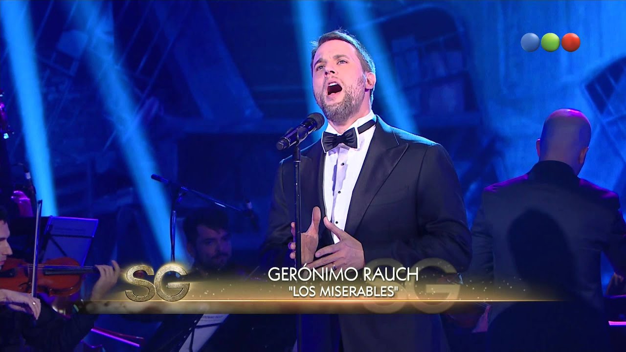 Gerónimo Rauch canta Los Miserables - Susana Giménez 2014