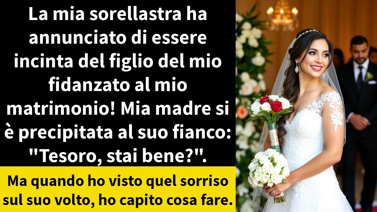 La mia sorellastra ha annunciato di essere incinta del figlio del mio fidanzato al mio matrimonio!