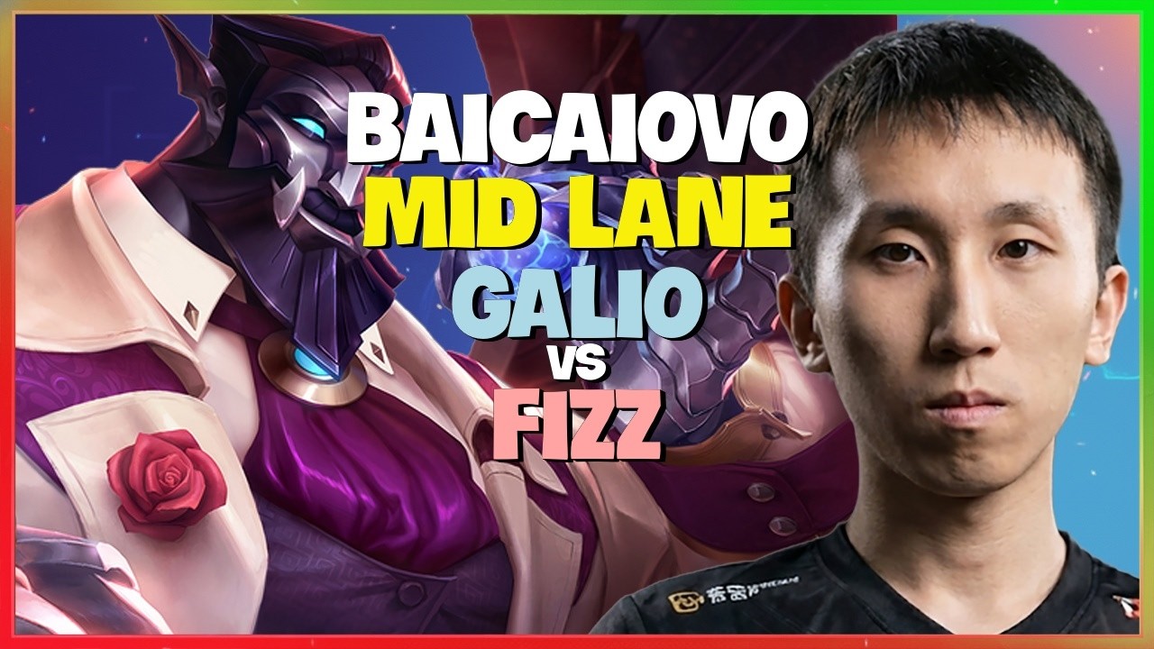 Rank 1 Galio: DELETING Fizz on CN Super Server - Engsub