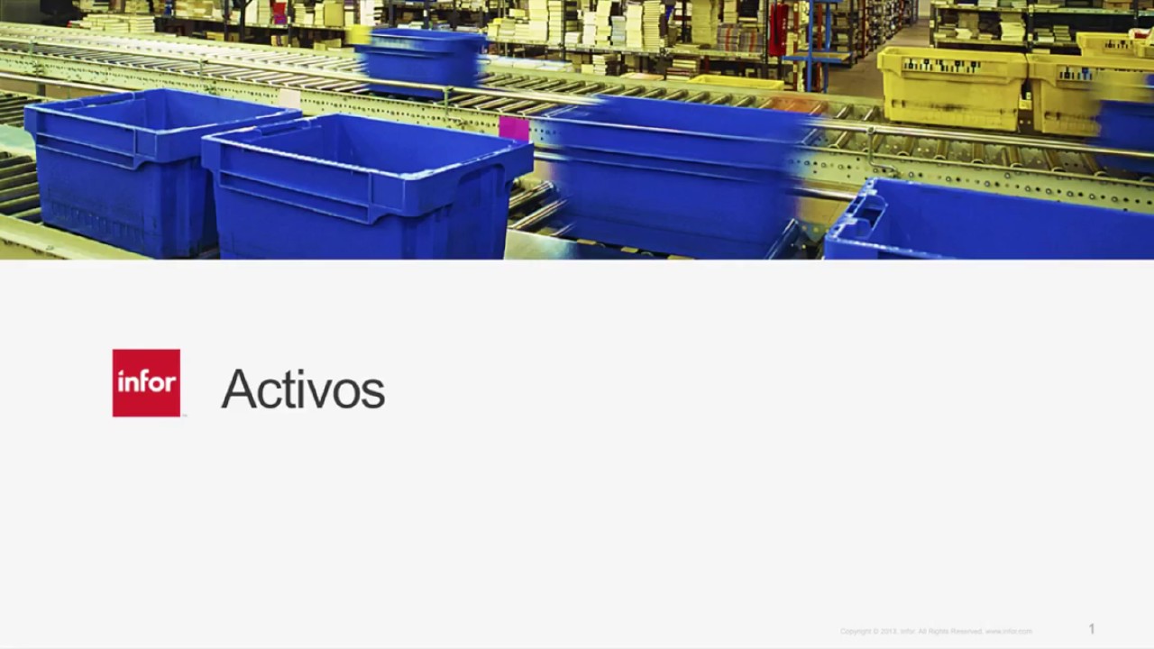 Demostración del Software Infor EAM para Gestión de Activos