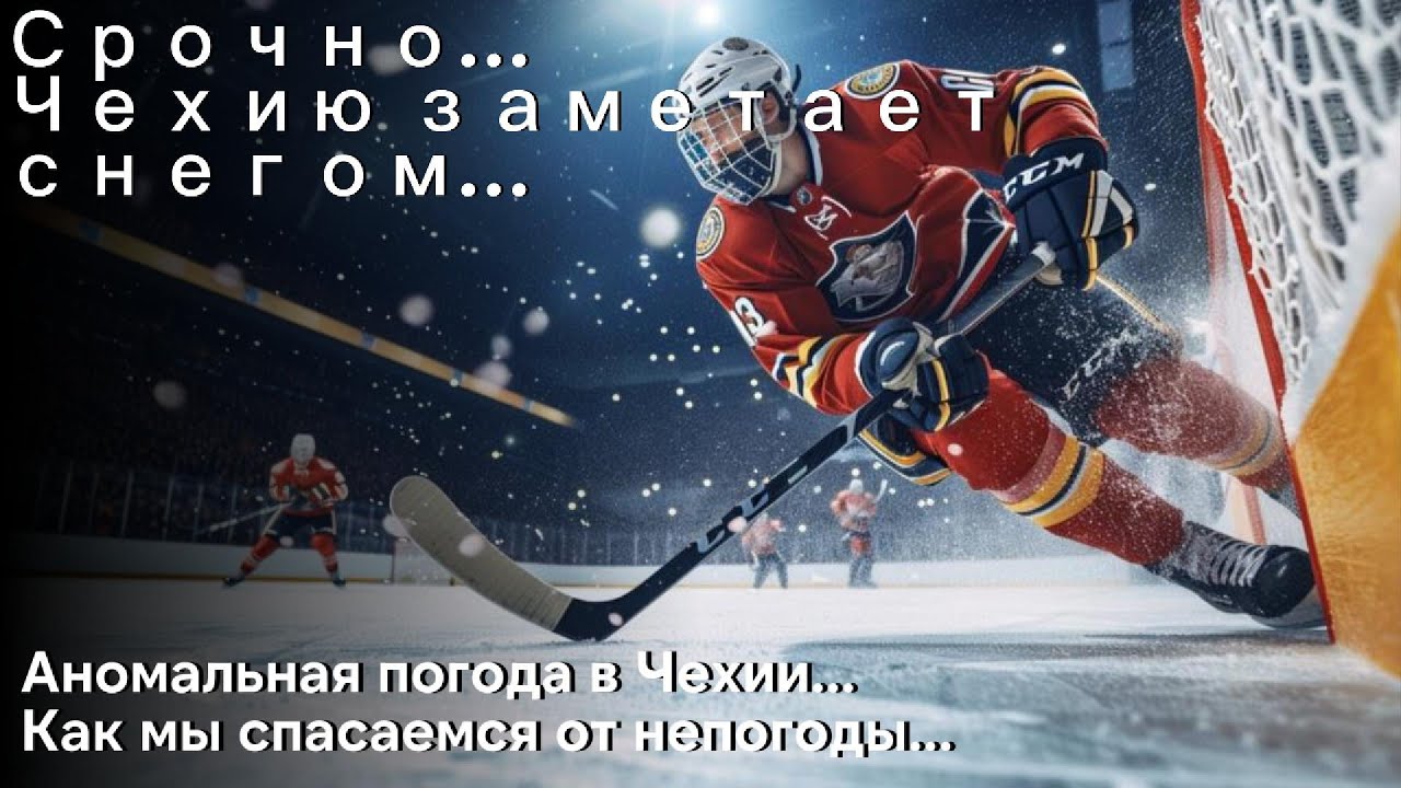 Срочно... Чехию заметает снегом... Снегопад в Чехии... Как мы спасаемся от непогоды...