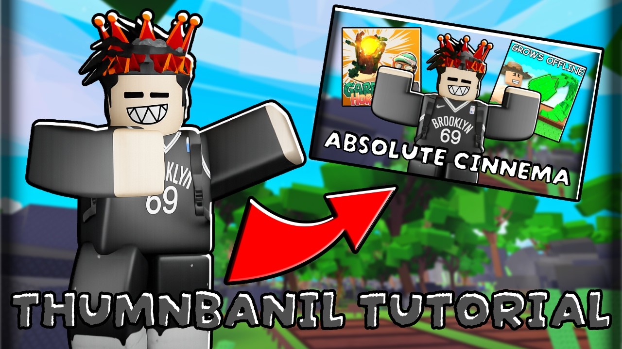 How I Make My Roblox Thumbnails....