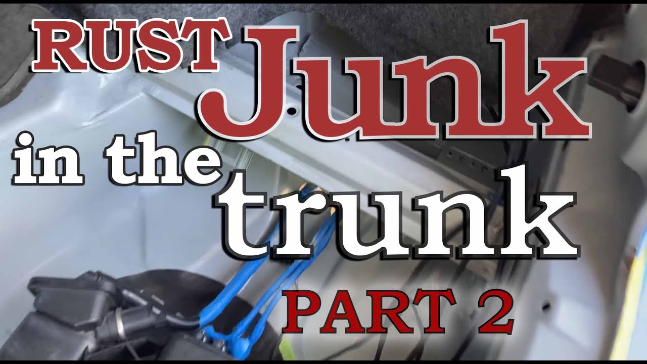 Part 2: BMW E36 Trunk Rust Remediation - Tail lights and POR-15