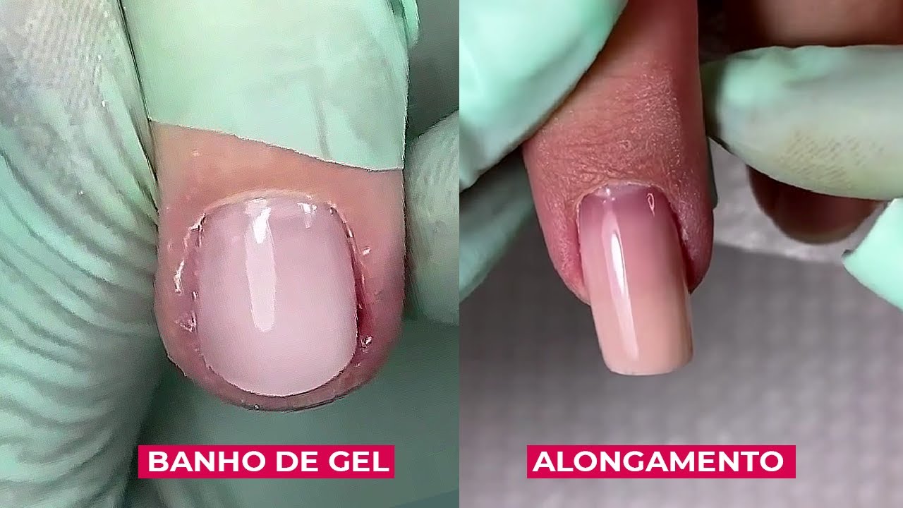Aprenda a diferença entre Alongamento e Banho de Gel