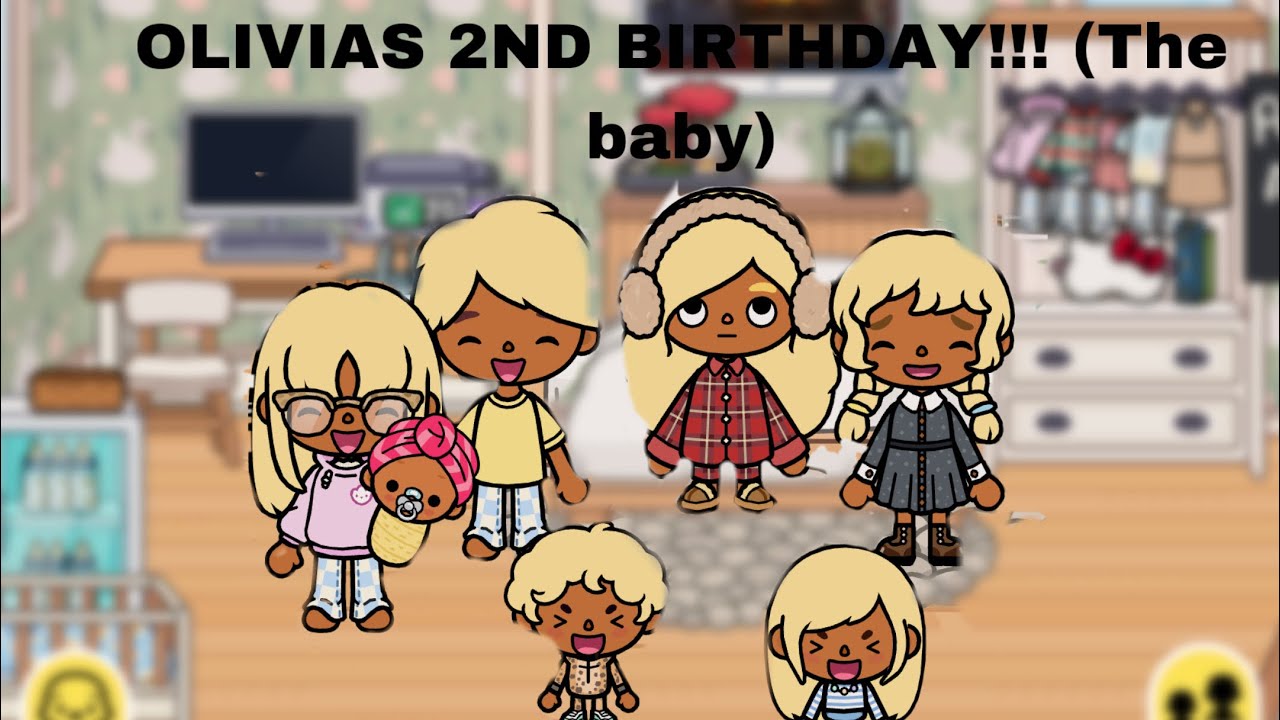 Olivia’s 2nd birthday! Btw I sometimes said Oakley and coco on accident so creds to @TOCAA-TAYY