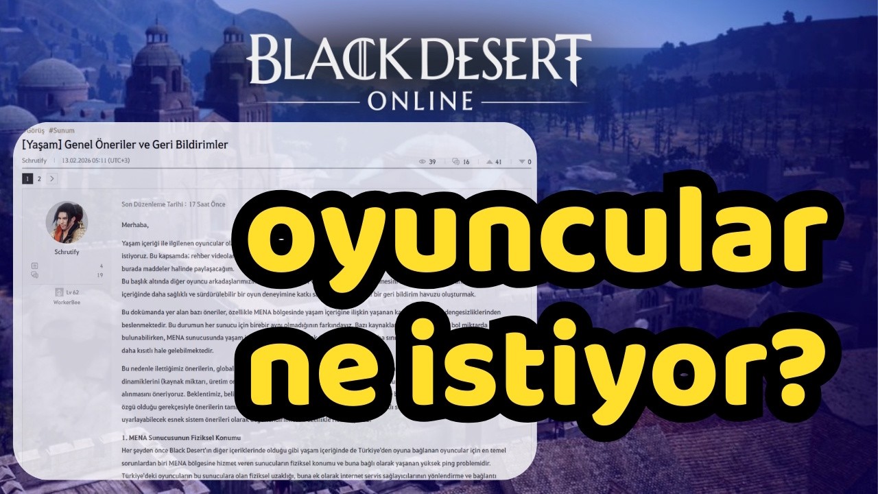 Black Desert Life Skill’den Beklentilerimiz | Oyuncular Ne İstiyor? #blackdesert