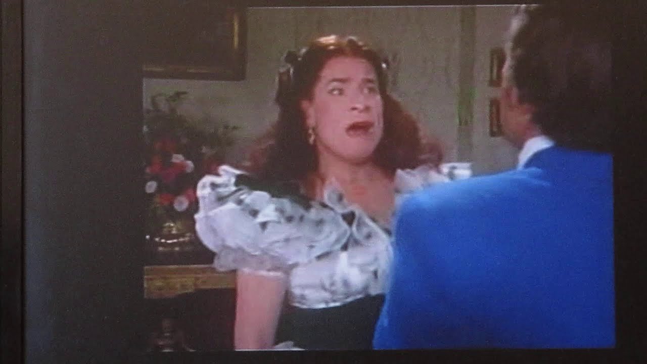 Scarlett O'Hara parody humour not Vivien Leigh Gone With the Wind barbecue dress Rhett Butler