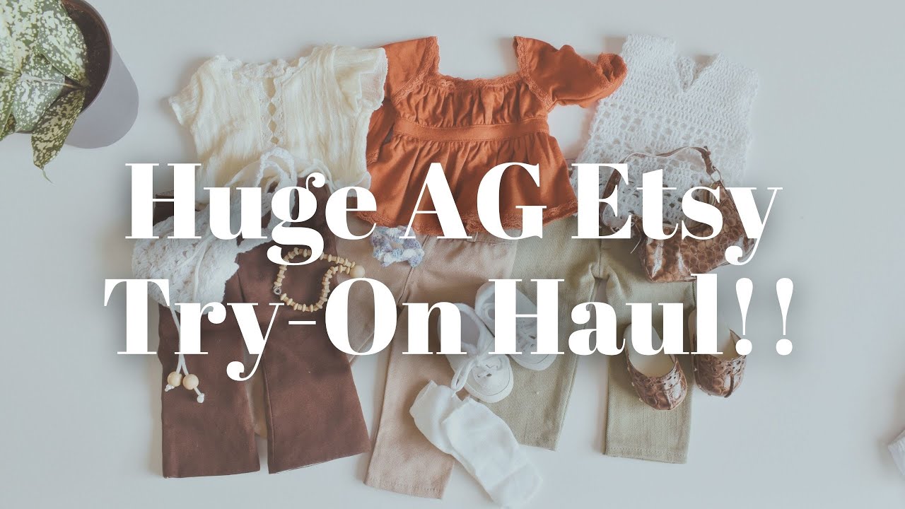 American Girl Doll Etsy Clothing Haul! Winter 2022