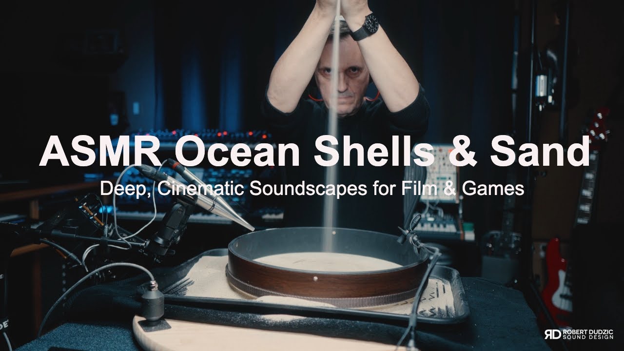 ASMR Ocean Shells & Sand | Deep, Cinematic Soundscapes for Film & Games