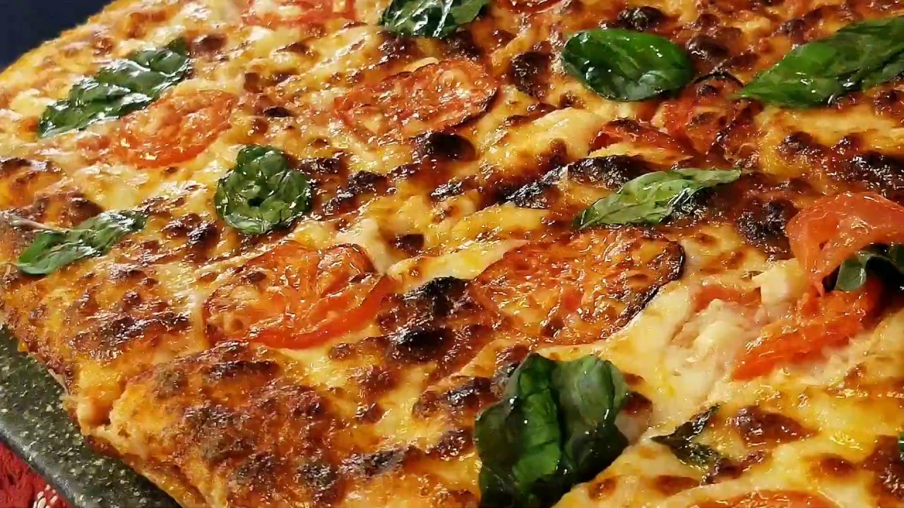 Thick Crust Margherita Pizza | Pizza Al Taglio |