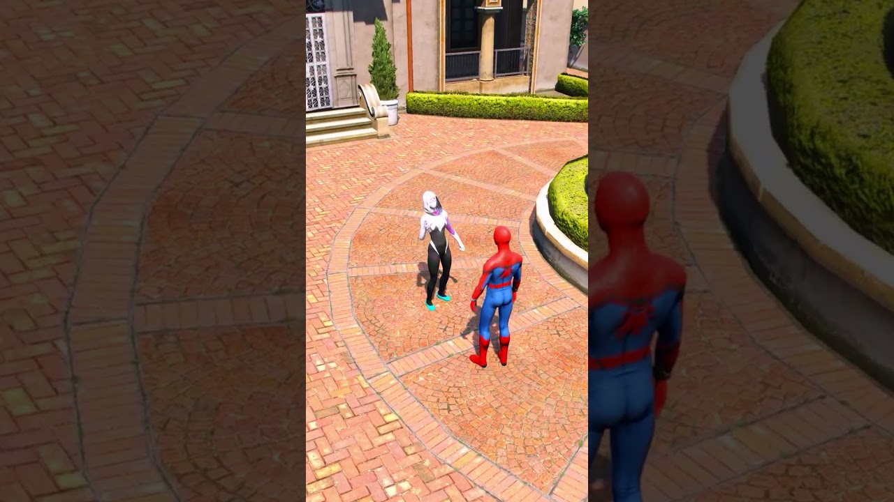 Spiderman go to take icecream for their wife 