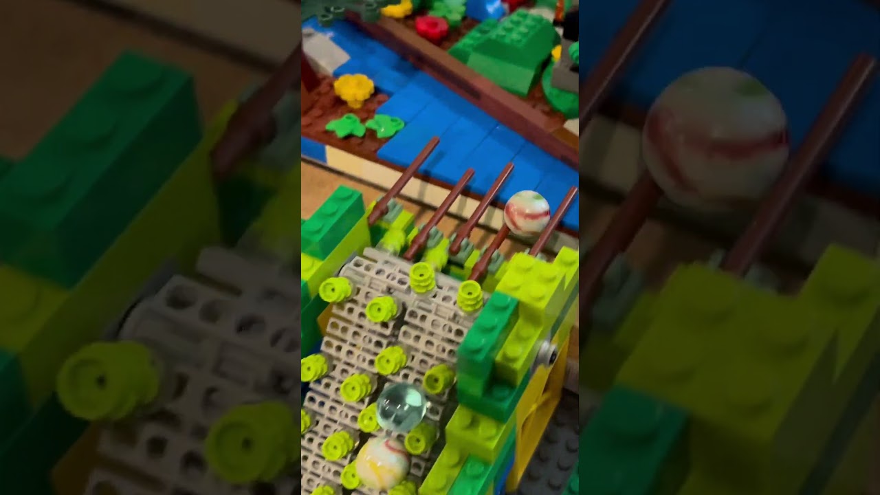 Legona 500 Marble Racing Quarterfinals with a Lego Castle Theme! Doc Brown vs Aunt May Minifigures!