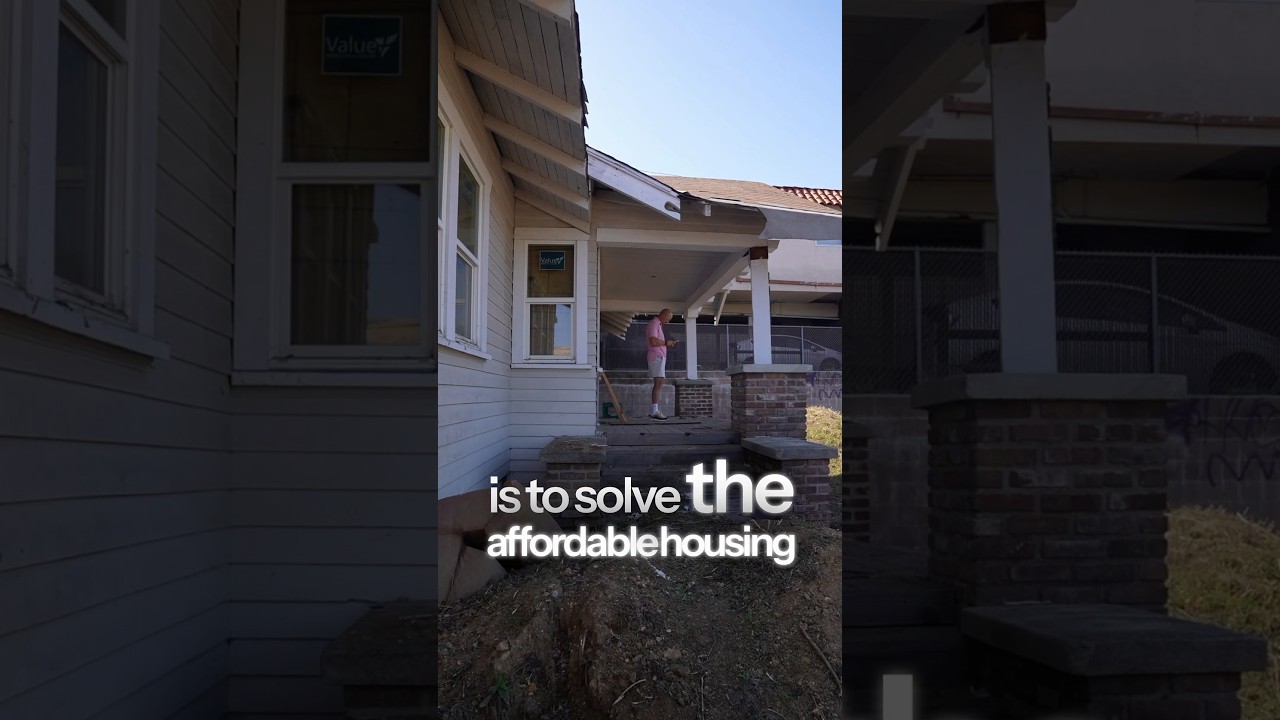 Solving The Affordable Housing Crisis! #realestate #propertyinvestment #fixandflip #realestatetips