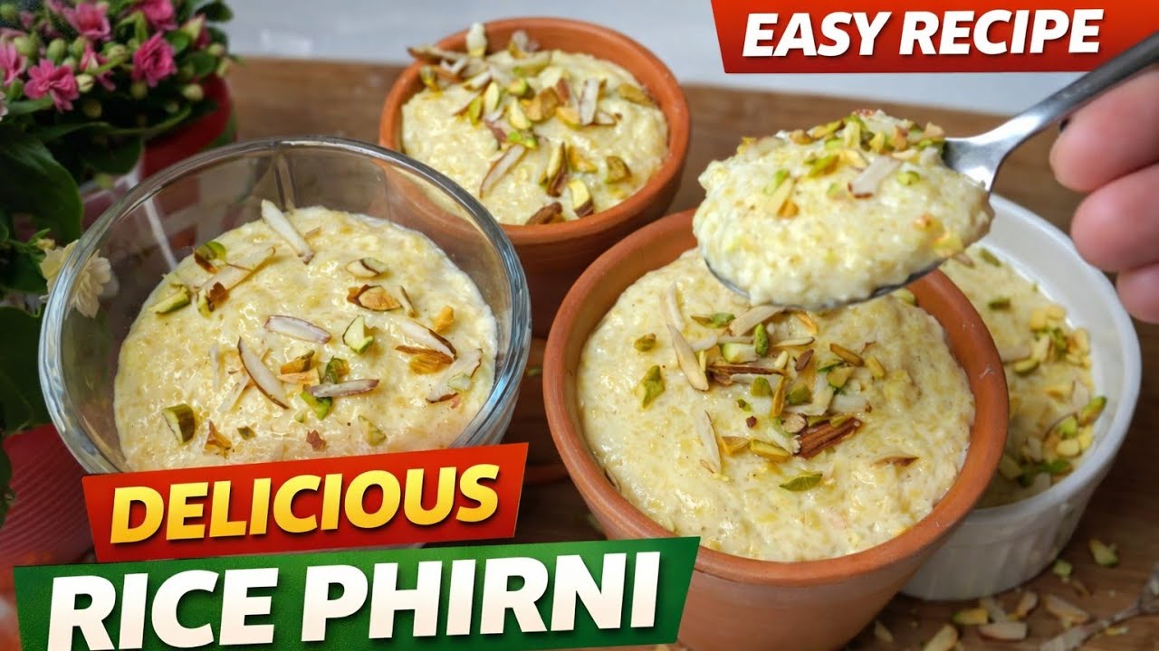 Classic Rice Phirni Recipe | Rich & Delicious