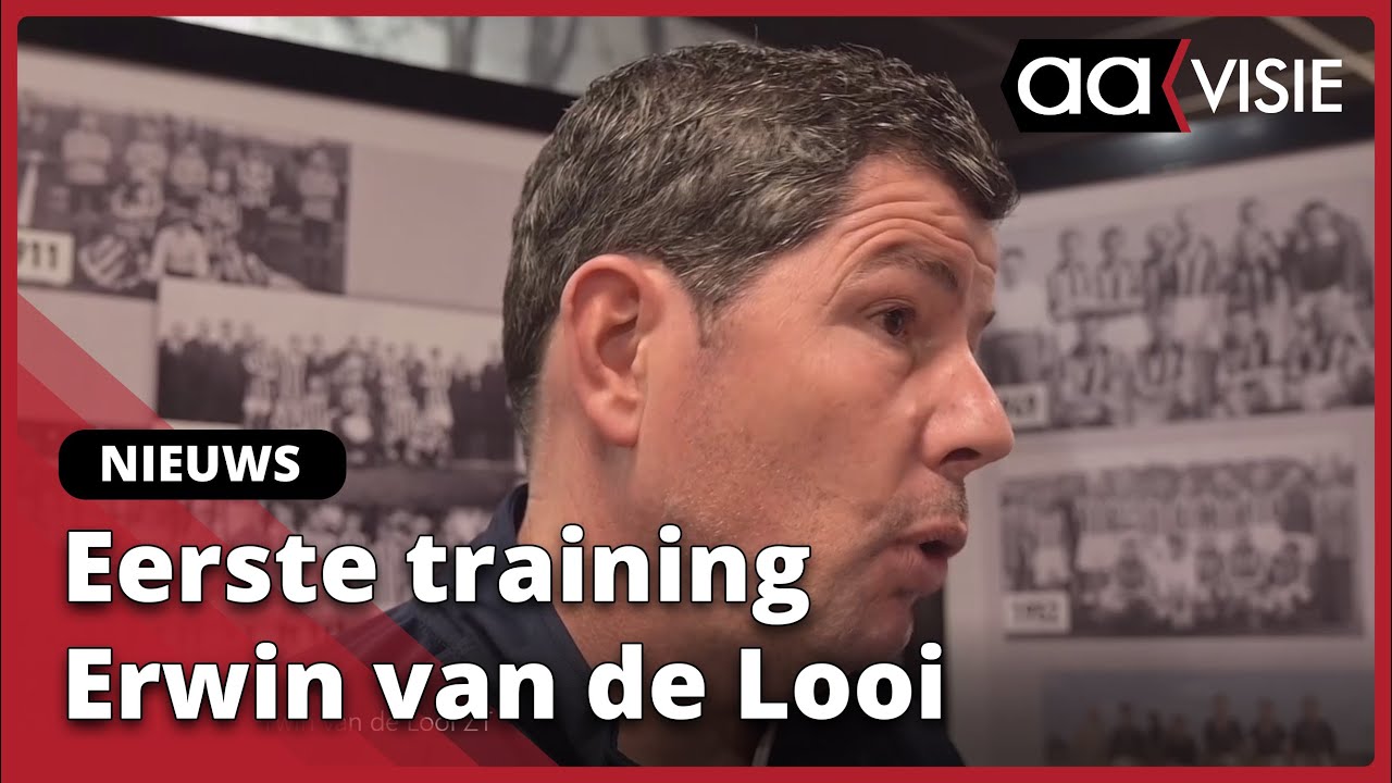 Eerste training Erwin van de Looi