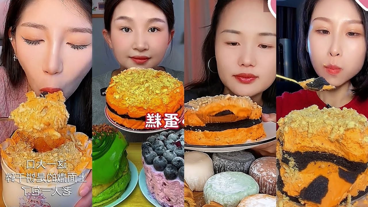🧀 Cheese Charcoal Jar Cake Creamy Dessert Savory Sweet Combination Viral Food Mukbang ASMR Viral