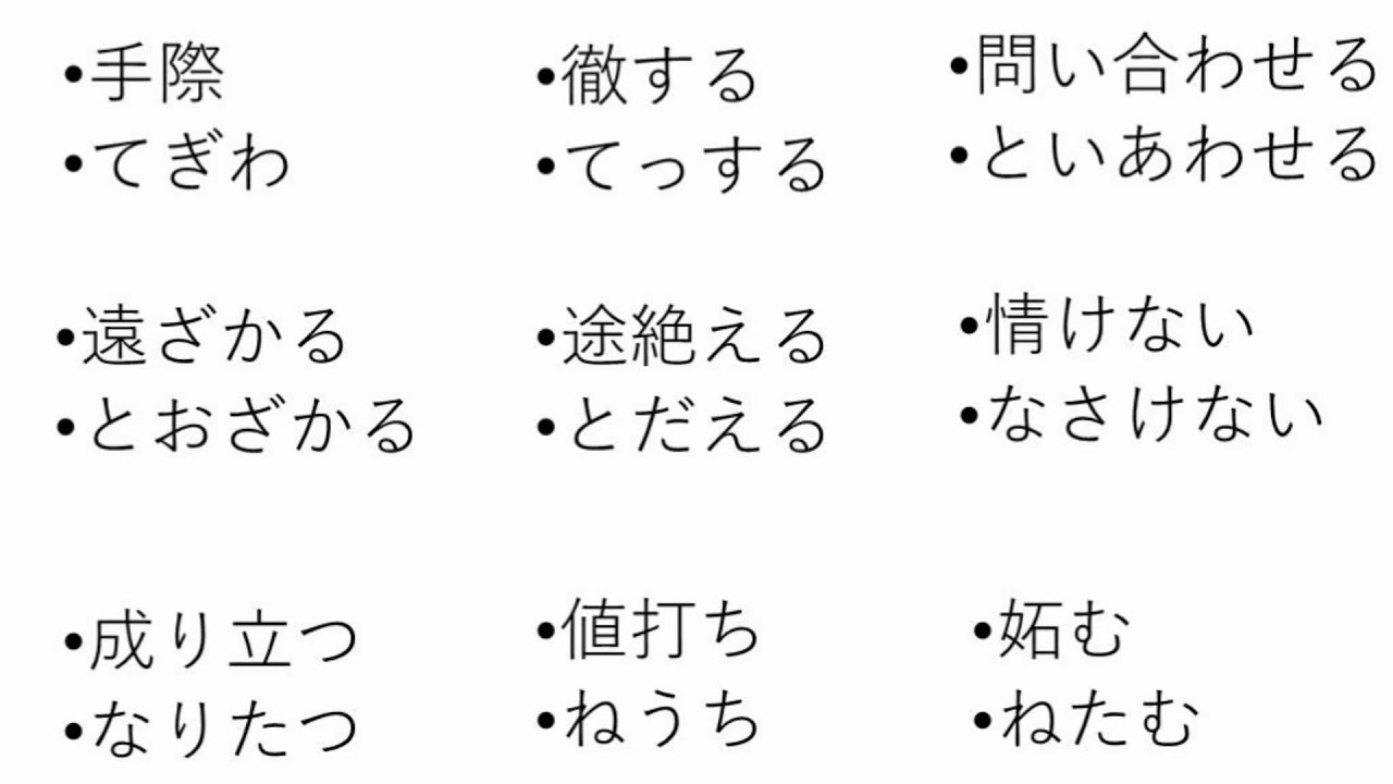 五周突破日语N1单词（1）