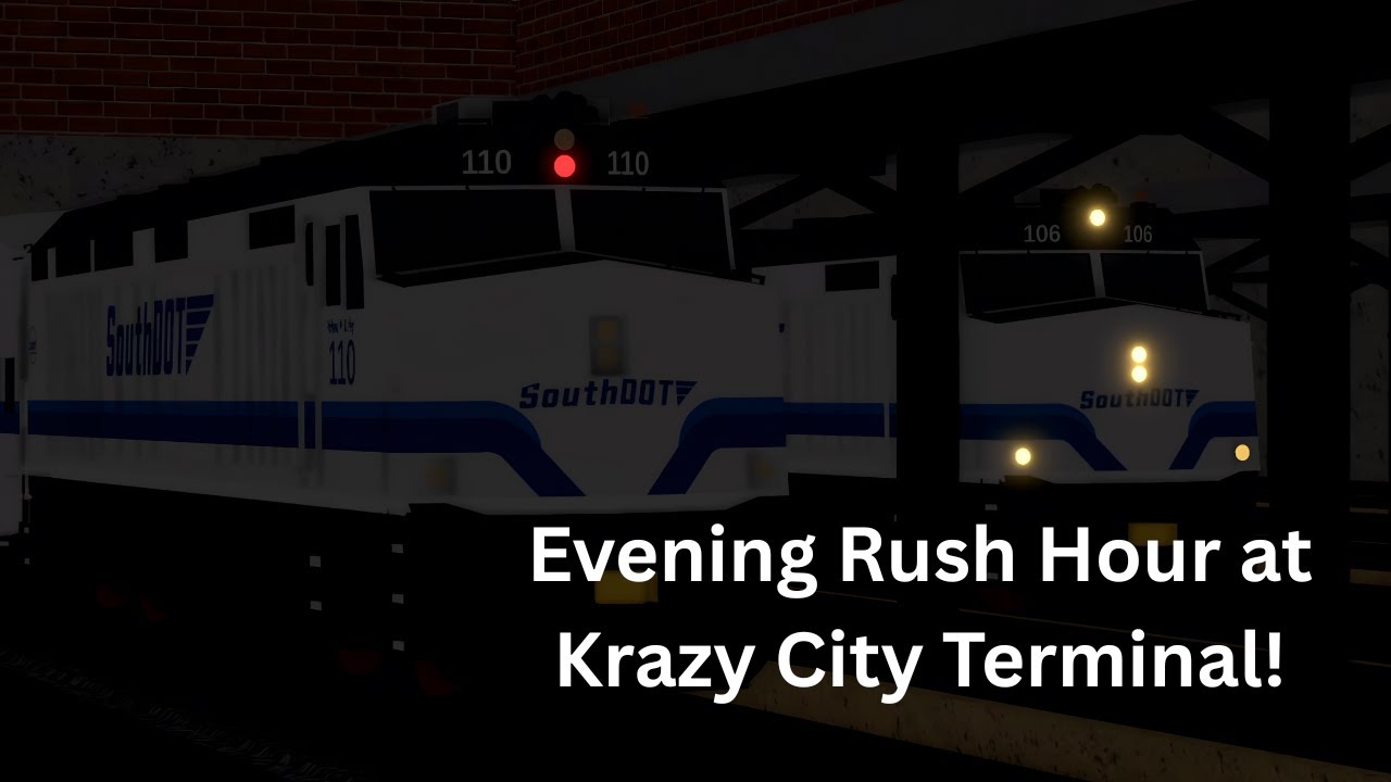 Evening Rush Hour at Krazy City Terminal! | ROBLOX Southline District RO-Scale
