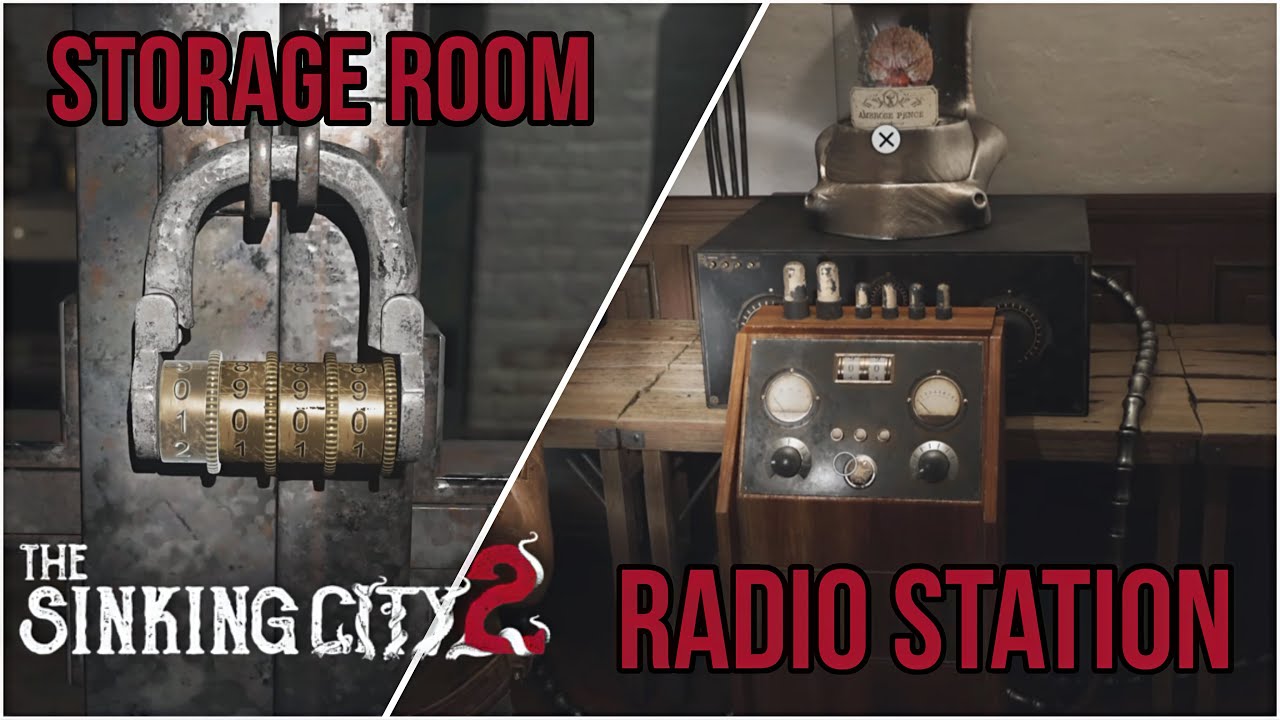 Storage room Code & Radio Station Puzzles in Hospital for Sinking City 2 l Wireless Room Frequencies