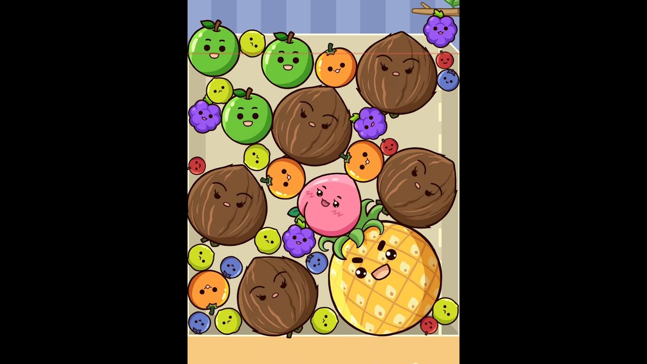 Fruit merge: Juicy drop game - go to rekord - Watermelon