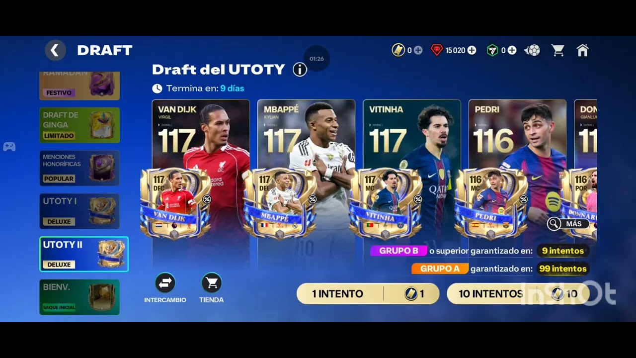 Mi primera apertura en FC MOBILE ⚽