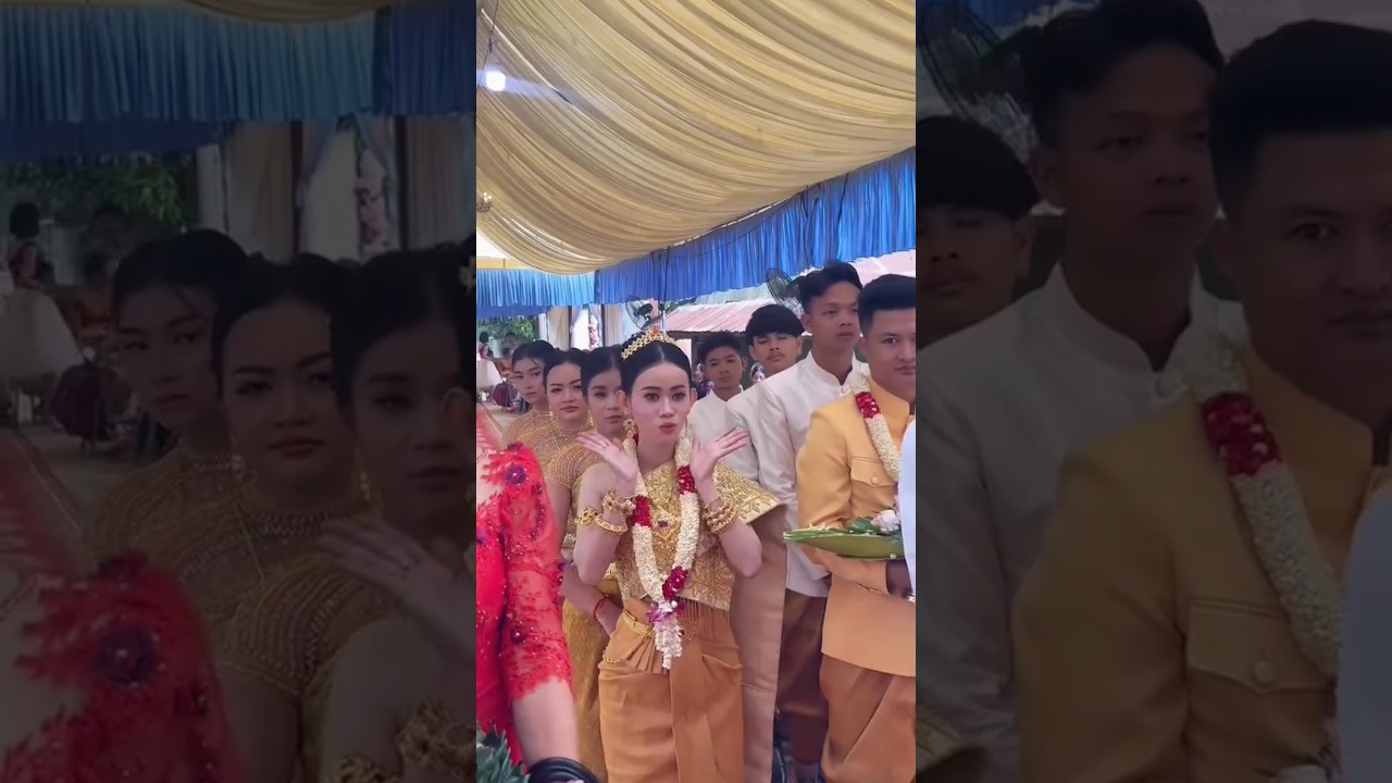#khmerwedding #weddingkhmerculture,🇰🇭❤️🌹☘️