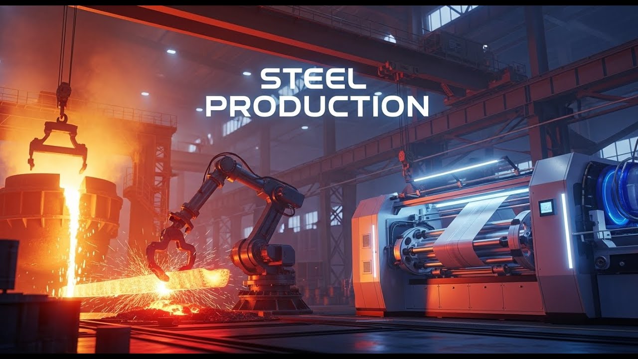 Steel Production & Oddly Satisfying Packaging Machine on Factory Process Explorer