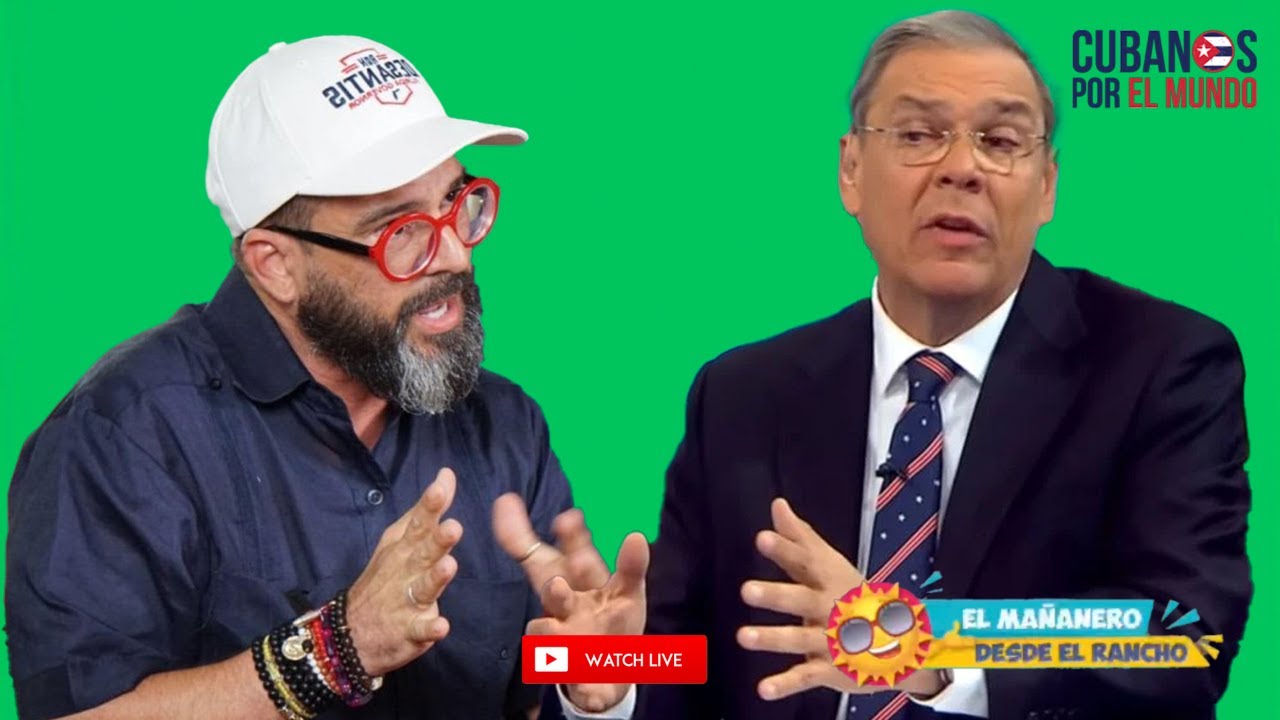 Alex Otaola  con Juan Manuel Cao en 'El Mañanero' (jueves 19 de febrero del 2026)