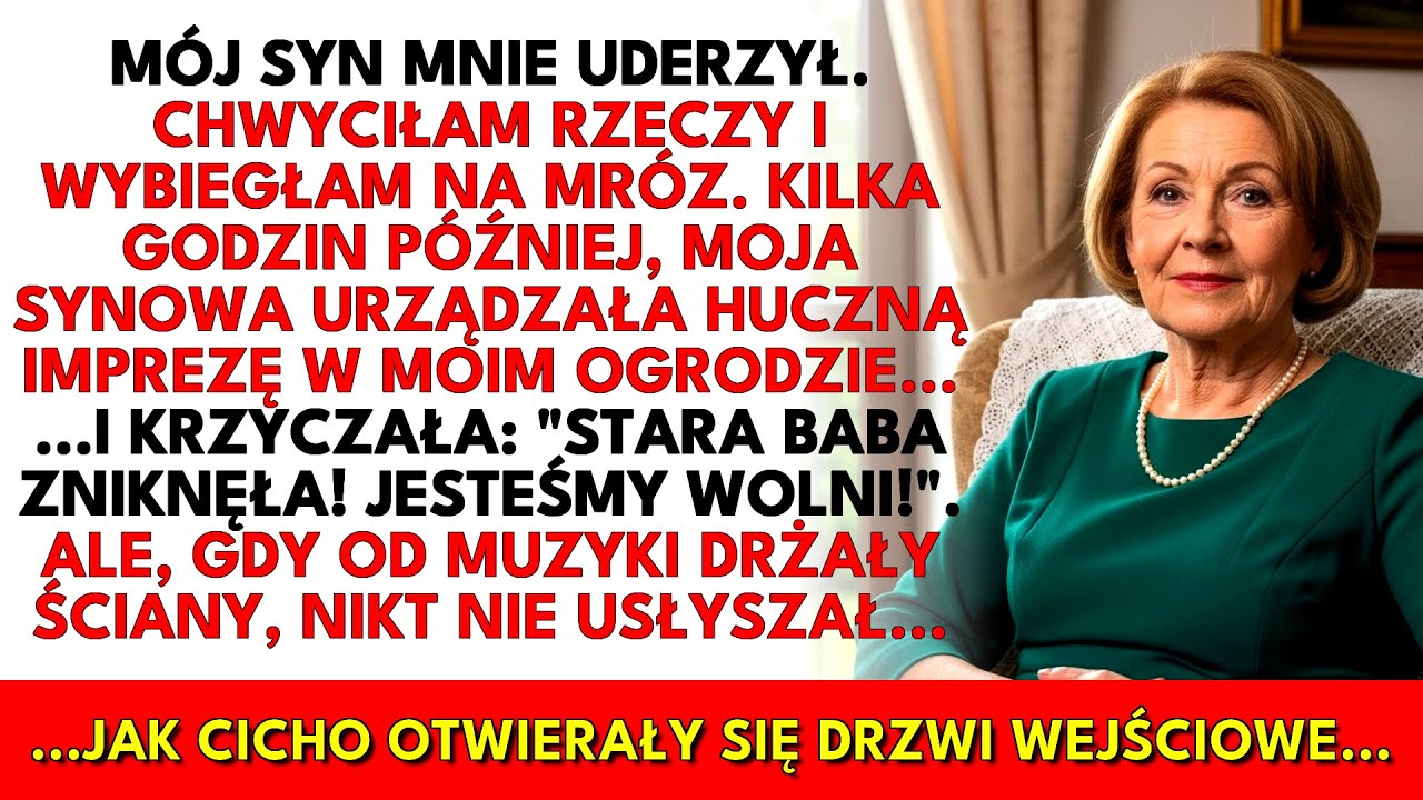 Mój syn mnie zaatakował. Odeszłam, a impreza synowej zaczęła się beze mnie: 'To twoja wina!'