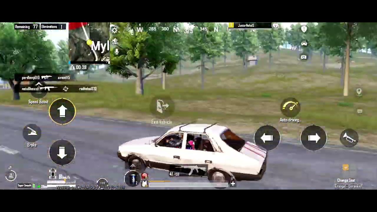 1 Vs 4 ( PUBG MOBILE ) 4K ULTRA 60FPS GAMEPLAY NO COMMENTARY 