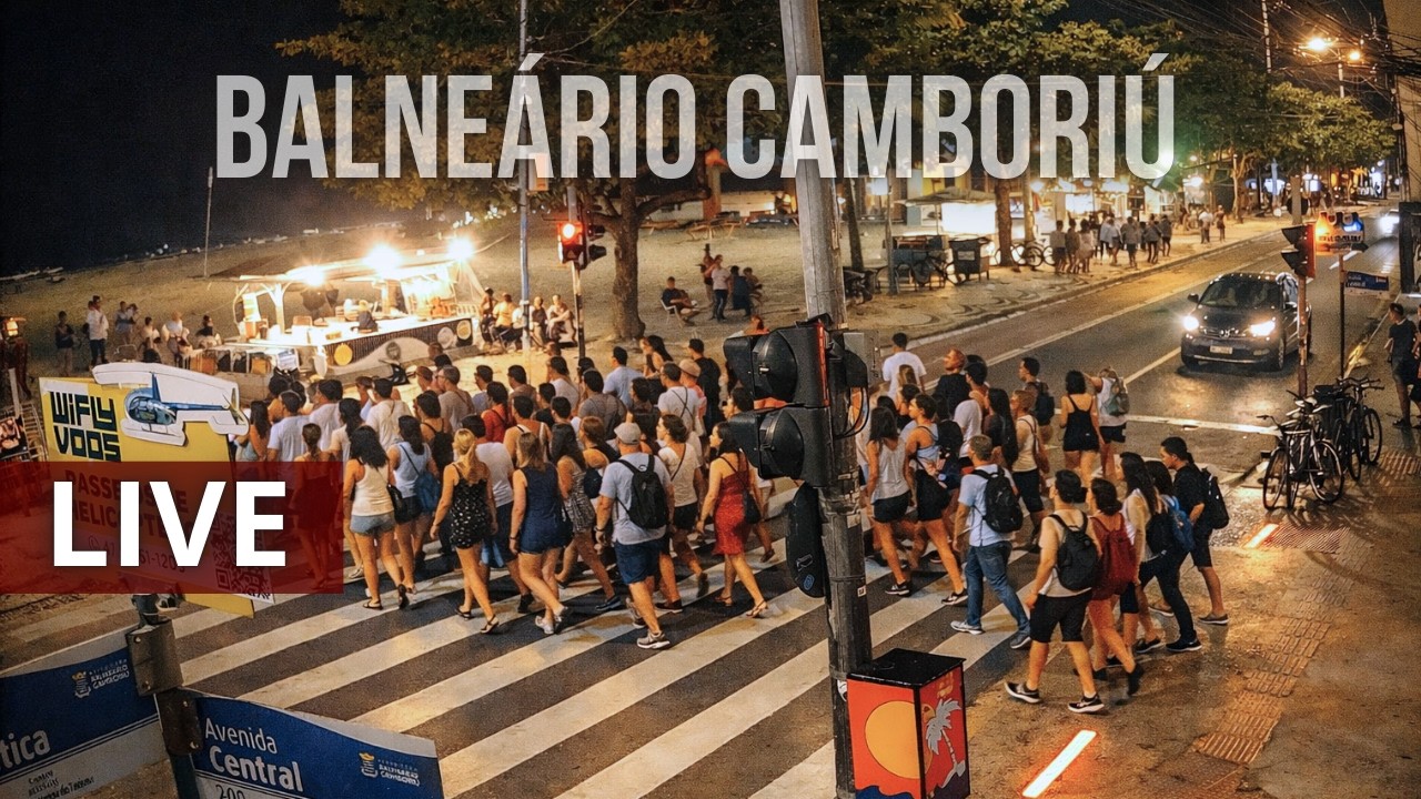 Balneário Camboriú ao vivo - Avenida Atlântica
