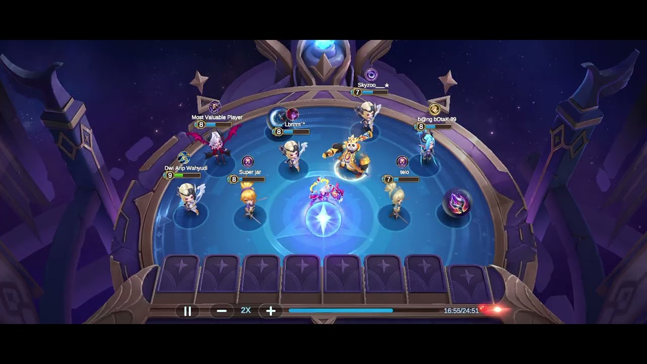  mobile legend magic chess go go Kadita spam skill .