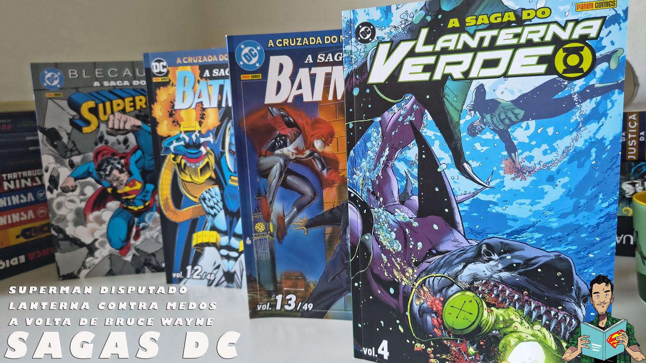 SAGAS DC - BATMAN 12/48 E 13/49, SUPERMAN 11/35 E LANTERNA VERDE 4