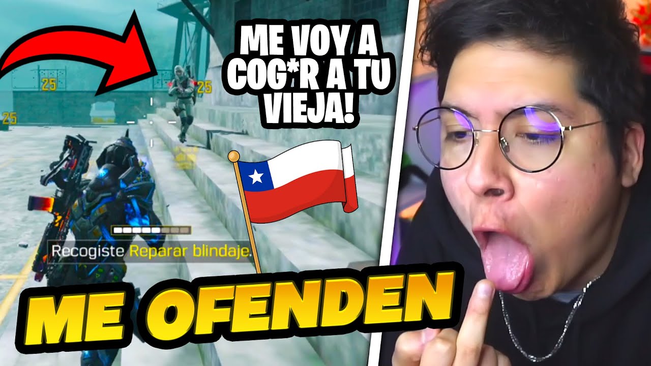 CHILENOS T&Oacute;XICOS OFENDEN A MI MADRE PERO AL FINAL LES PASA ESTO...