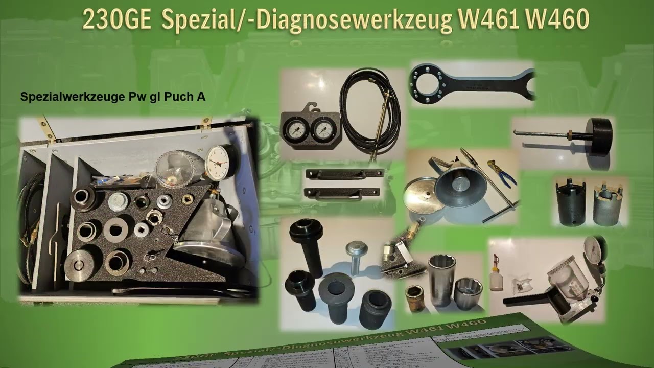 230GE  Puch militärisches Spezialwerkzeug W461 - Mercedes W460