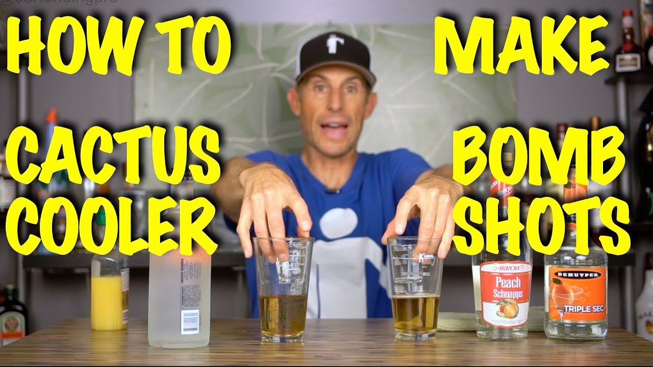 Cactus Cooler Recipe Bomb Shot - Bartending 101