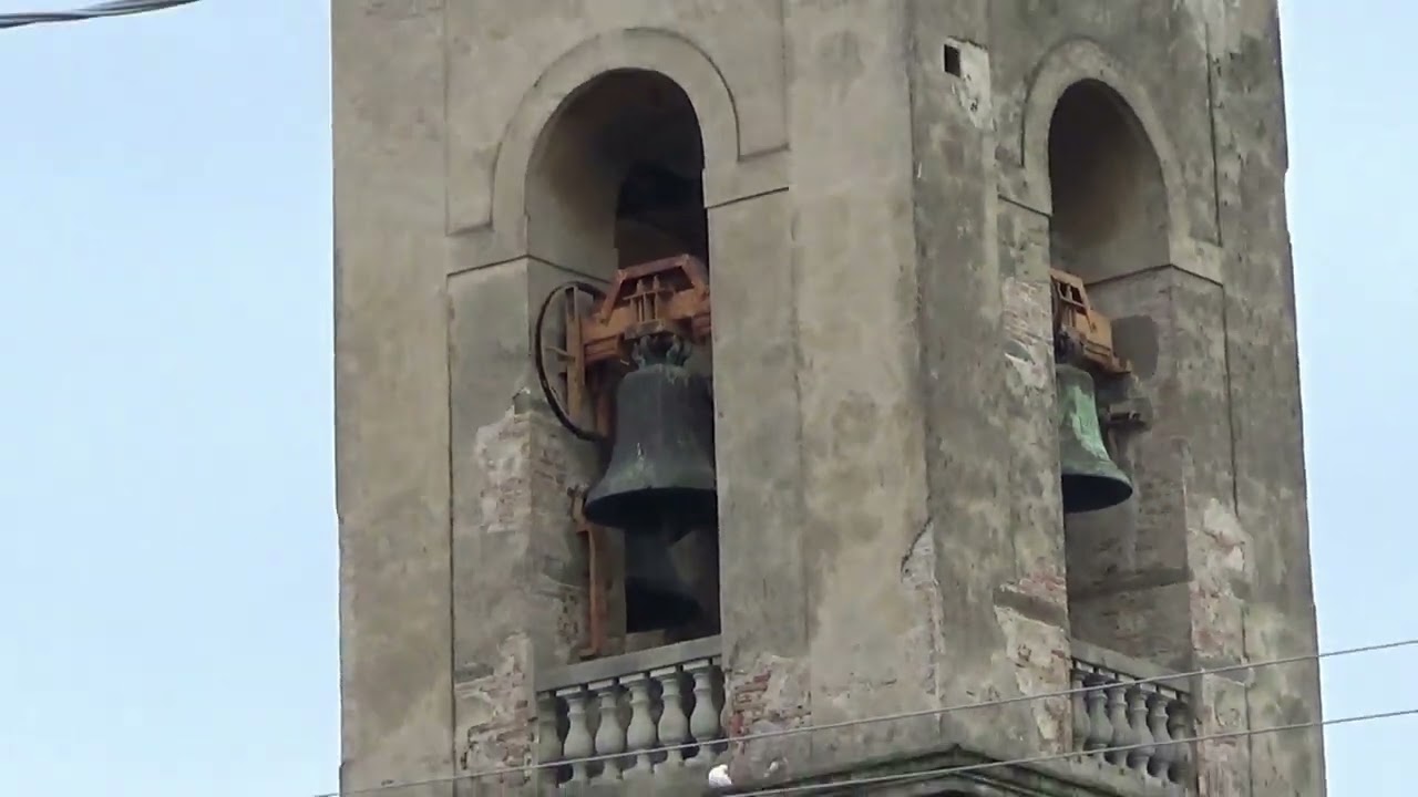 Le campane della Pieve di San Lorenzo alle Corti in Cascina (PI), Suonata Festiva per la messa.