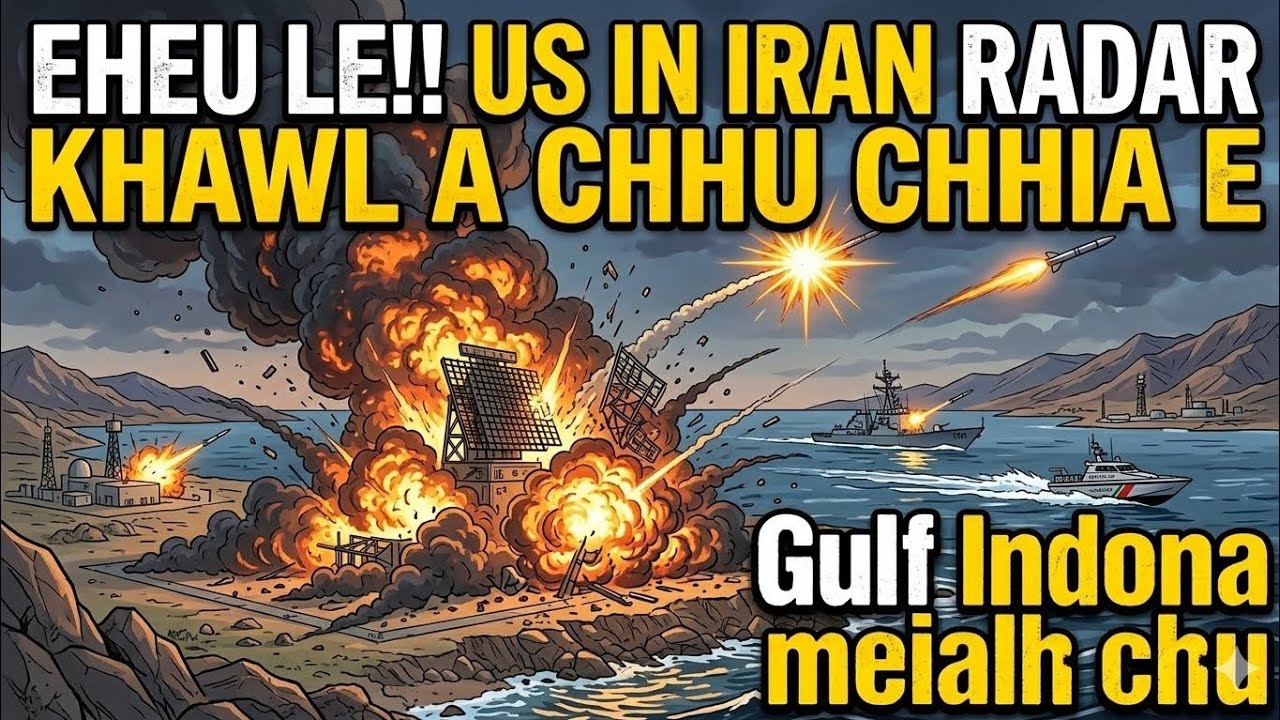 EHEU LE! US IN IRAN RADAR KHAWLPUI A CHHU CHHIA DRONE 4 A KAHTHLAK SAK BAWK