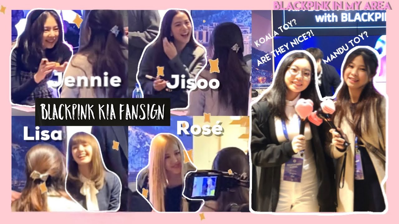 WE MET BLACKPINK?! 🖤💖 || JISOO JENNIE ROSÉ LISA || (BLACKPINK X KIA Fansign) 🚗🇰🇷 191129