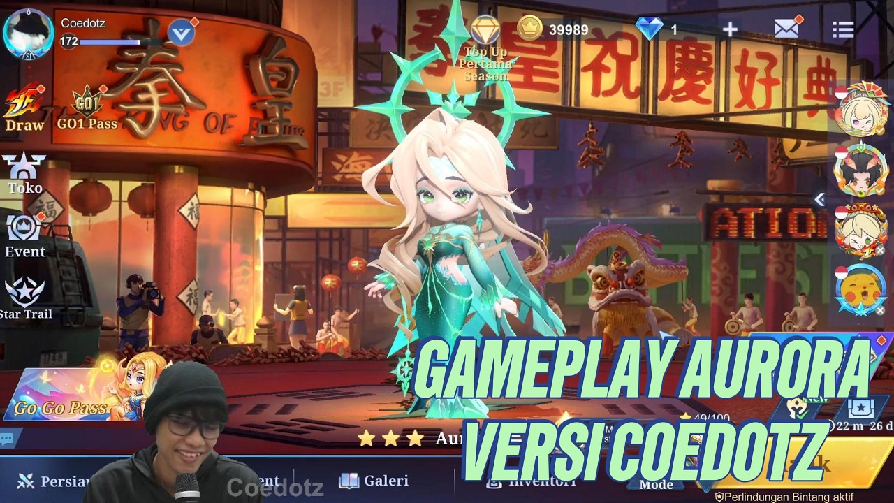 Main Commander Aurora! Gameplay Versi Coedotz - Magic Chess GoGo #magicchessgogo #mcgg #gameplay