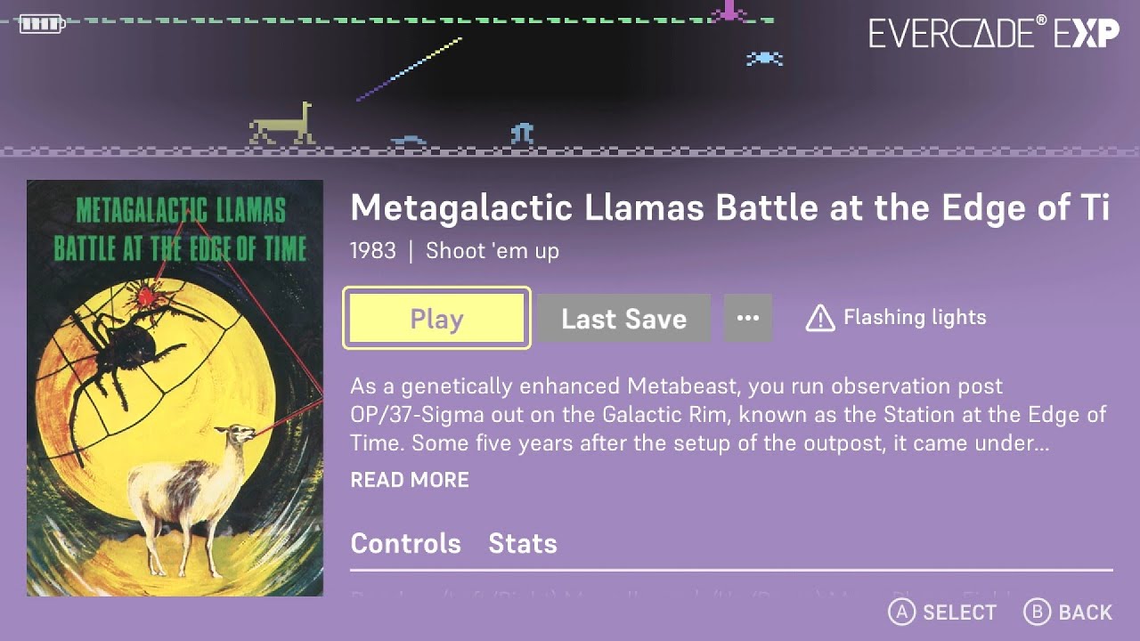 Battle At The Edge Of Time (A) | The Llamasoft Collection | Game 18 of 27 | Evercade Handheld