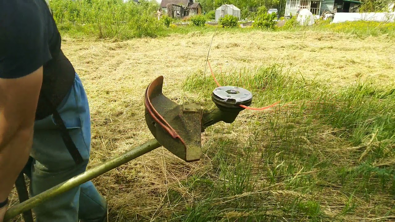 НЕ КОСИЛИ 3 ГОДА!! Кошу участок, который не трогали 3(!) года. Stihl fs 450 почувствовал нагрузку.