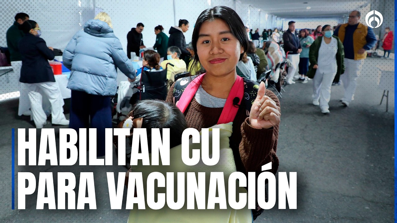 Habilitan dos megacentros de vacunación contra el sarampión
