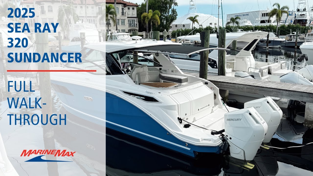 НОВИНКА | Sea Ray Sundancer 320 2025 года | MarineMax Palm Beach Gardens