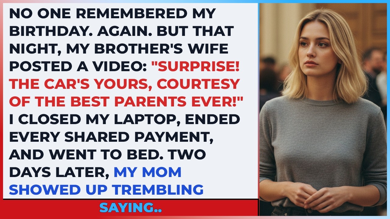 No One Remembered My Birthday. Again. But That Night, My Brother’s Wife Posted A Video: “Surprise!