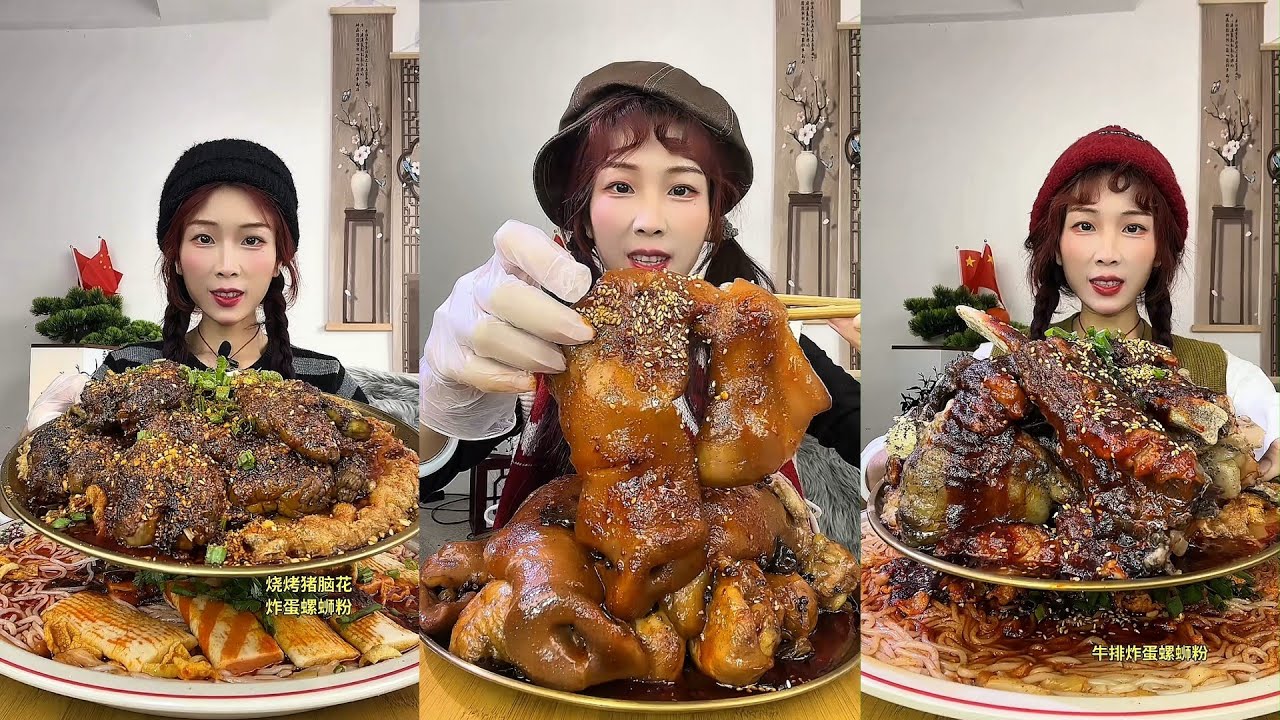 【ASMR】【MUKBANG】DELICIOUS DINING PROGRAM | HOMEMADE CHINESE FOOD | 食べる | 吃播 #咀嚼音
