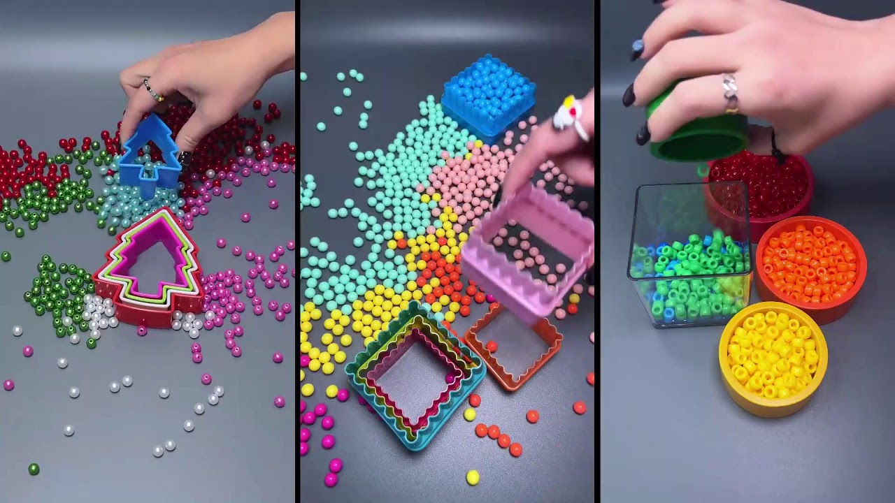Satisfying Beautiful Beads, Colorful Balls, Haba Slope, Xylophone,  Falling Beads Reverse Video ◀️