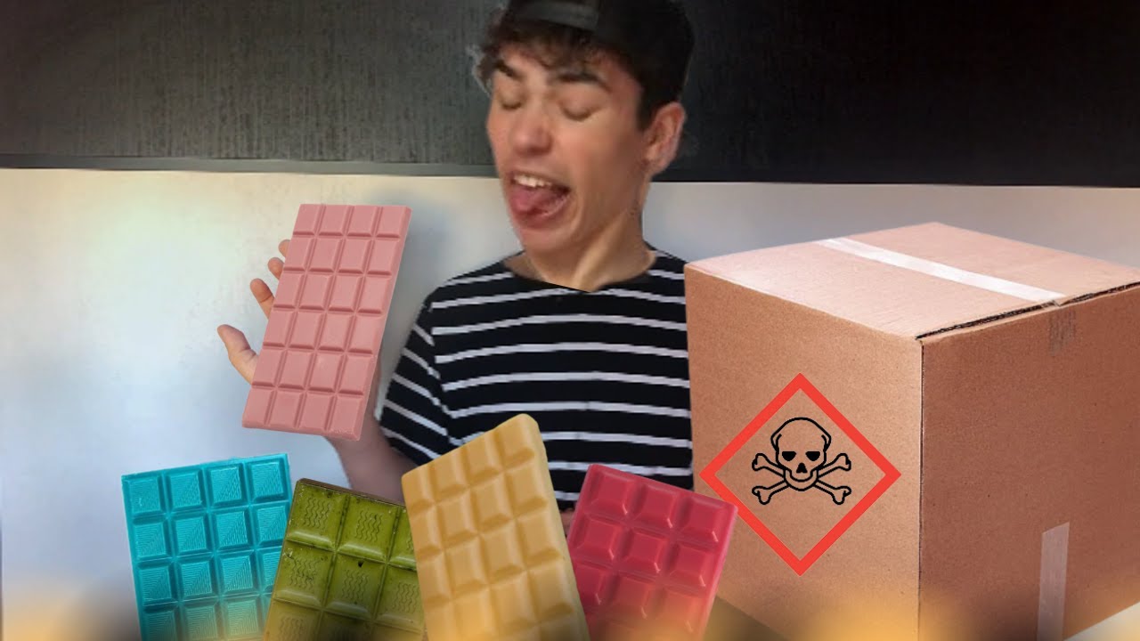 COMPREI os PIORES CHOCOLATES do MUNDO de um SITE SUSPEITO ☠️