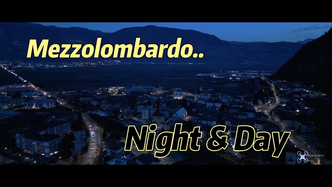 4K In Volo Giorno&Notte Hyperlaps Mezzolombardo TN #djimini3pro #4k
