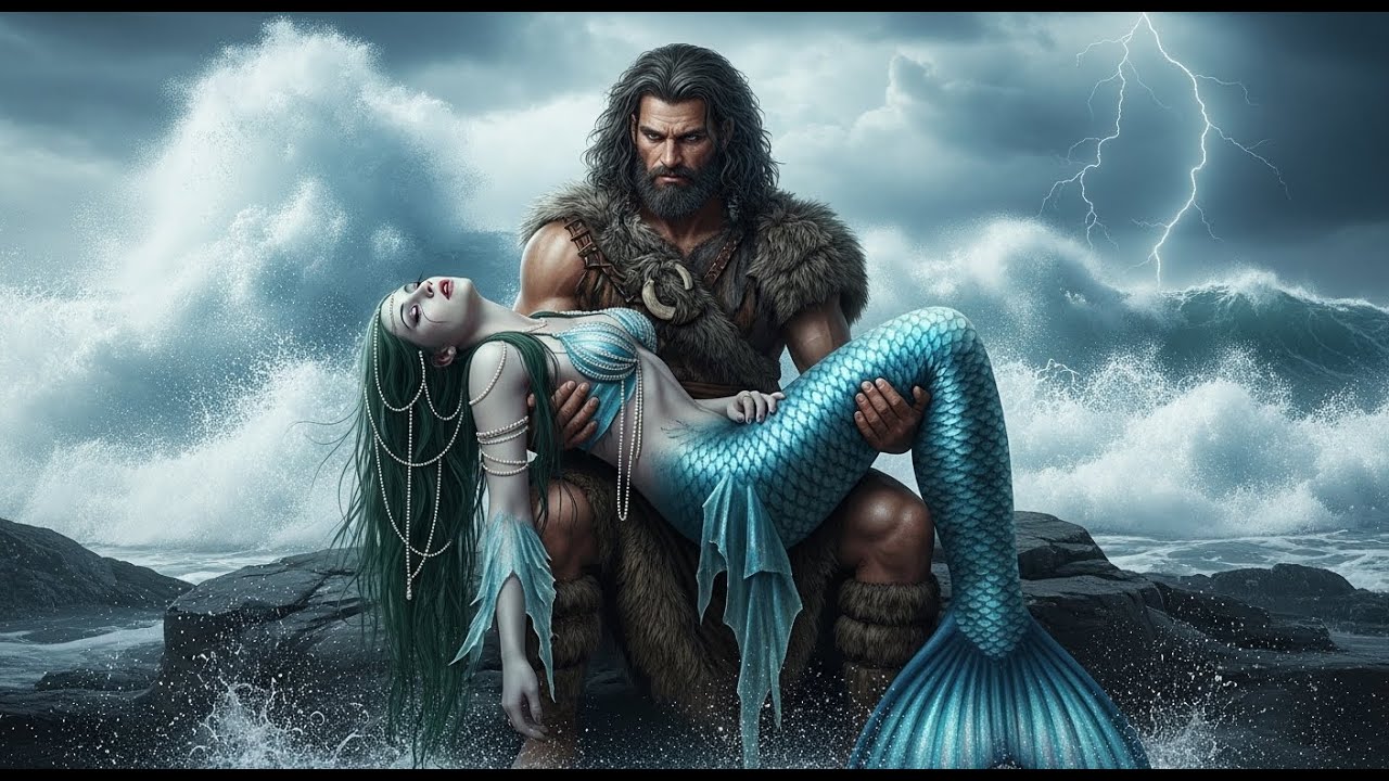 Prehistoric Human Saves a Dying Mermaid | The Wrath of the Sea Story